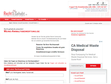 Tablet Screenshot of meine-anwaltsbewertung.de